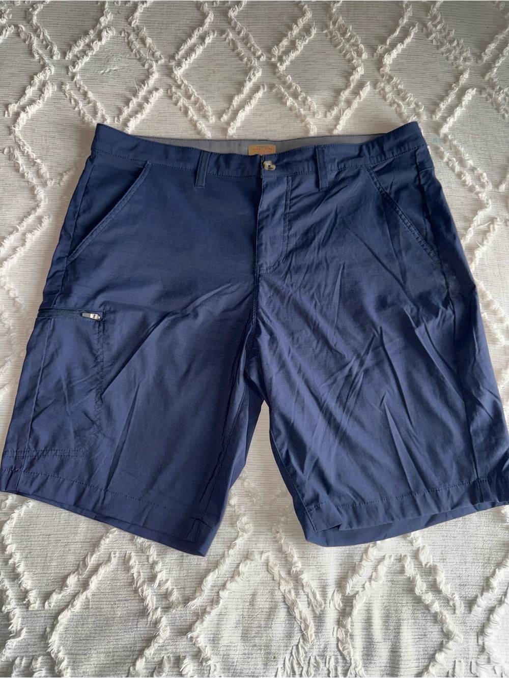 Telluride Clothing Company Navy Performance Cargo Hiking Shorts – Men’s 36